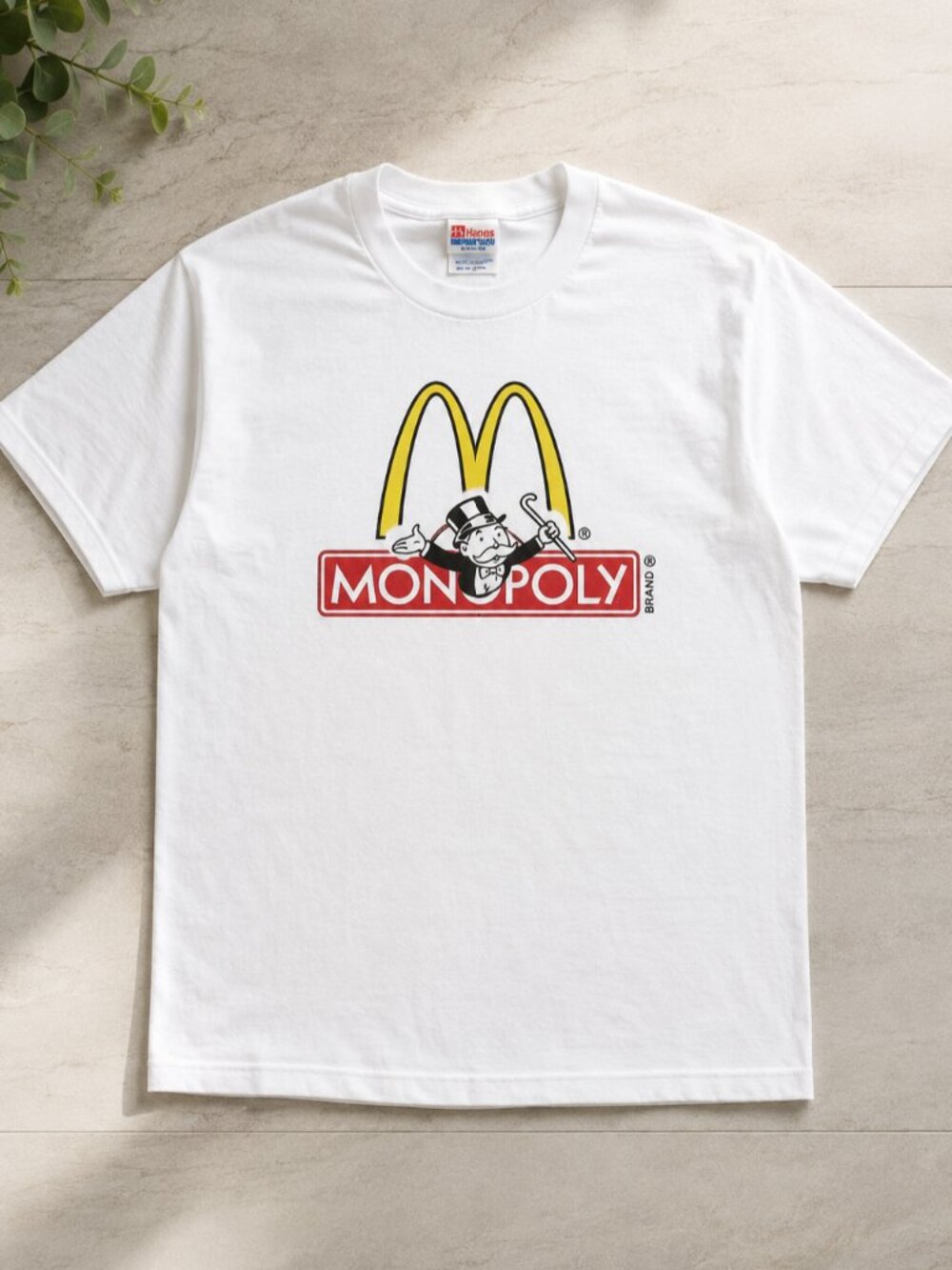 Vintage McDonald's Monopoly T Shirt XL Single Stitch Hanes USA Graphic NWOT